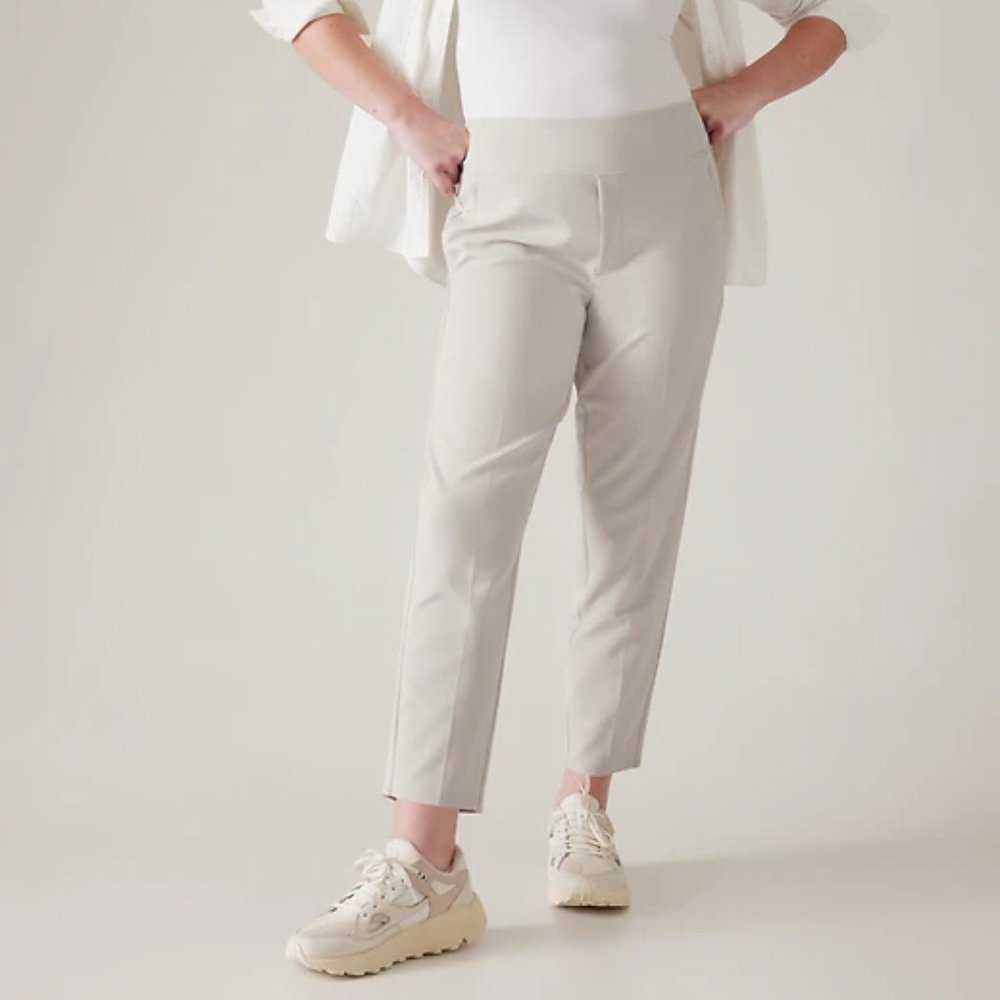 Athleta Endless High Rise Pant in Abalone Grey